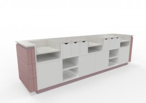 Retail Counter Back